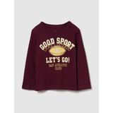 Gap Erkek Bebek Bordo Mix & Match Grafik Baskılı T-Shirt - 6 - 12 Ay