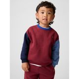 Gap Erkek Bebek Bordo Vintagesoft Colorblock Sweatshirt - 6 Yaş