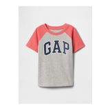 GAP Erkek Bebek Gap Logo T-Shirt Gri