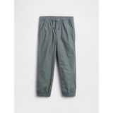 Gap Erkek Bebek Gri Gap Pull-On Relaxed Poplin Jogger Eşofman Altı - 6 - 12 Ay
