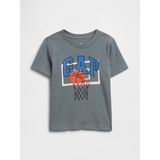 Gap Erkek Bebek Gri Grafik Baskılı T-Shirt - 2 Yaş