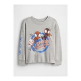 GAP Erkek Bebek Gri Marvel Grafik Baskılı T-Shirt