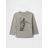 Gap Erkek Bebek Gri Messi Grafik T-Shirt - 4 Yaş