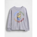 Gap Erkek Bebek Gri Minion Grafik Baskılı T-Shirt - 2 Yaş