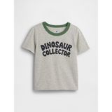 Gap Erkek Bebek Gri Mix & Match Grafik Baskılı T-Shirt - 4 Yaş