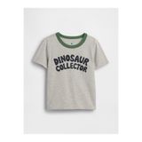GAP Erkek Bebek Gri Mix & Match Grafik Baskılı T-Shirt
