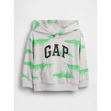 Gap Erkek Bebek Gri Relaxed Logo Fransız Havlu Kumaş Sweatshirt - 4 Yaş