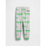 Gap Erkek Bebek Gri Relaxed Logo Pull-On Fransız Havlu Kumaş Jogger Eşofman Altı - 2 Yaş