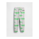 GAP Erkek Bebek Gri Relaxed Logo Pull-On Fransız Havlu Kumaş Jogger Eşofman Altı
