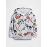 Gap Erkek Bebek Gri Relaxed Logo Sweatshirt - 6 - 12 Ay