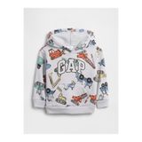 GAP Erkek Bebek Gri Relaxed Logo Sweatshirt
