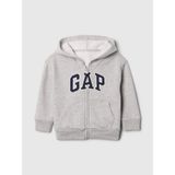 Gap Erkek Bebek Gri Relaxed Logo Zip Sweatshirt - 4 Yaş