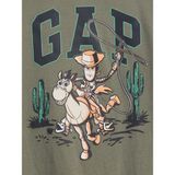 Gap Erkek Bebek Haki Disney Toy Story Logo T-Shirt - Yeşil - 12 - 18 Ay