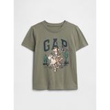 Gap Erkek Bebek Haki Disney Toy Story Logo T-Shirt - Yeşil - 18 - 24 Ay