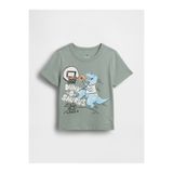 GAP Erkek Bebek Haki Mix & Match Grafik Baskılı T-Shirt