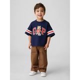 Gap Erkek Bebek Kahverengi Pull-On Baggy Double-Knee Carpenter Pantolon - 5 Yaş