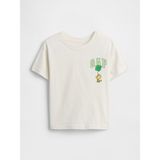 Gap Erkek Bebek Kırık Beyaz Babygap | Peanuts Grafik T-Shirt - 3 Yaş