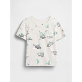 Gap Erkek Bebek Kırık Beyaz Mix & Match Pocket T-Shirt - 5 Yaş