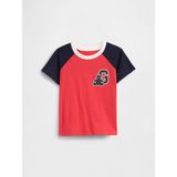 Gap Erkek Bebek Kırmızı Colorblock Brannan Bear Grafik Baskılı T-Shirt - 18 - 24 Ay
