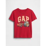 Gap Erkek Bebek Kırmızı Disney Cars Logo T-Shirt - 4 Yaş