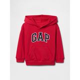 Gap Erkek Bebek Kırmızı Gap Logo Relaxed Havlu Kumaş Sweatshirt - 5 Yaş
