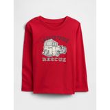 Gap Erkek Bebek Kırmızı Grafik Baskılı T-Shirt - 4 Yaş