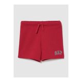 GAP Erkek Bebek Kırmızı Logo Havlu Kumaş Relaxed Pull-On Şort
