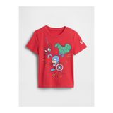 GAP Erkek Bebek Kırmızı Marvel Avengers Grafik Baskılı T-Shirt