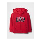 GAP Erkek Bebek Kırmızı Relaxed Logo Zip Sweatshirt