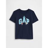 Gap Erkek Bebek Kısa Kol Lacivert Babygap Logo T-Shirt Pamuklu Rahat Kesim - 12 - 18 Ay