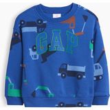 Gap Erkek Bebek Kobalt Mavisi Relaxed Bisiklet Yaka Sweatshirt - 4 Yaş