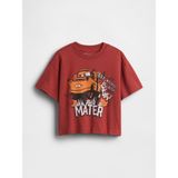 Gap Erkek Bebek Koyu Kırmızı Oversized Grafik Baskılı T-Shirt - 6 - 12 Ay