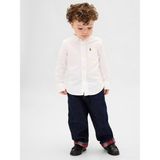 Gap Erkek Bebek Koyu Mavi Flannel-Lined Baggy Jean Pantolon - 4 Yaş