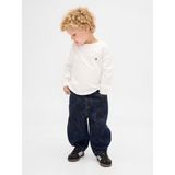 Gap Erkek Bebek Koyu Mavi Pull-On Barrel Jean Pantolon - 5 Yaş