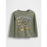 Gap Erkek Bebek Koyu Yeşil Mix & Match Grafik Baskılı T-Shirt - 12 - 18 Ay