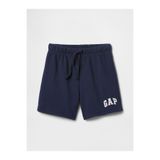 GAP Erkek Bebek Lacivert Gap Logo Havlu Kumaş Relaxed Pull-On Şort