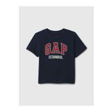 GAP Erkek Bebek Lacivert Logo Istanbul T-shirt