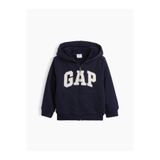 GAP Erkek Bebek Lacivert Logo Sherpa Fermuarlı Sweatshirt