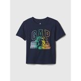 Gap Erkek Bebek Lacivert Mix And Match Grafikli T-Shirt - 6 - 12 Ay