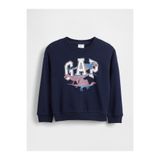 GAP Erkek Bebek Lacivert Relaxed Logo Sweatshirt