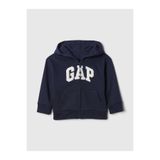 GAP Erkek Bebek Lacivert Relaxed Logo Zip Sweatshirt