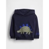 Gap Erkek Bebek Lacivert Vintagesoft Dino-Pocket Sweatshirt - 6 - 12 Ay