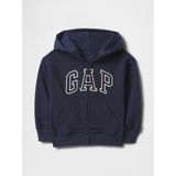 Gap Erkek Bebek Lacivert Vintagesoft Logo Fermuarlı Sweatshirt - 5 Yaş