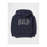 GAP Erkek Bebek Lacivert VintageSoft Logo Fermuarlı Sweatshirt