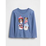 Gap Erkek Bebek Mavi Gap Logo T-Shirt - 2 Yaş