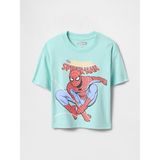 Gap Erkek Bebek Mavi Marvel Oversize Grafikli T-Shirt - 6 - 12 Ay