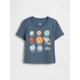 Gap Erkek Bebek Mavi Mix & Match Grafik Baskılı T-Shirt - 18 - 24 Ay