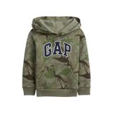 GAP Erkek Bebek Oyun Zamanı Favoriler Logo Kazak Kapüşonlu Sweatshirt, Mesculen Yeşil, 2 Yıl