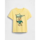 Gap Erkek Bebek Sarı Grafik Baskılı T-Shirt - 2 Yaş