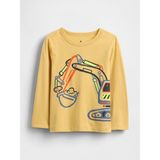 Gap Erkek Bebek Sarı Grafik Baskılı T-Shirt - 5 Yaş